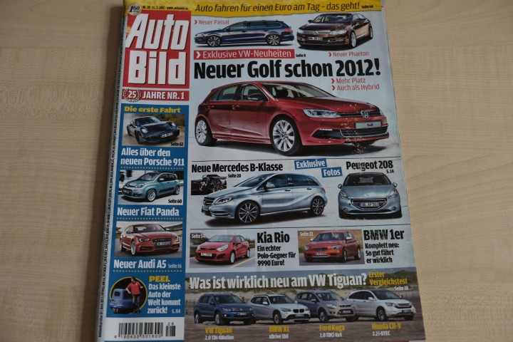 Deckblatt Auto Bild (28/2011)